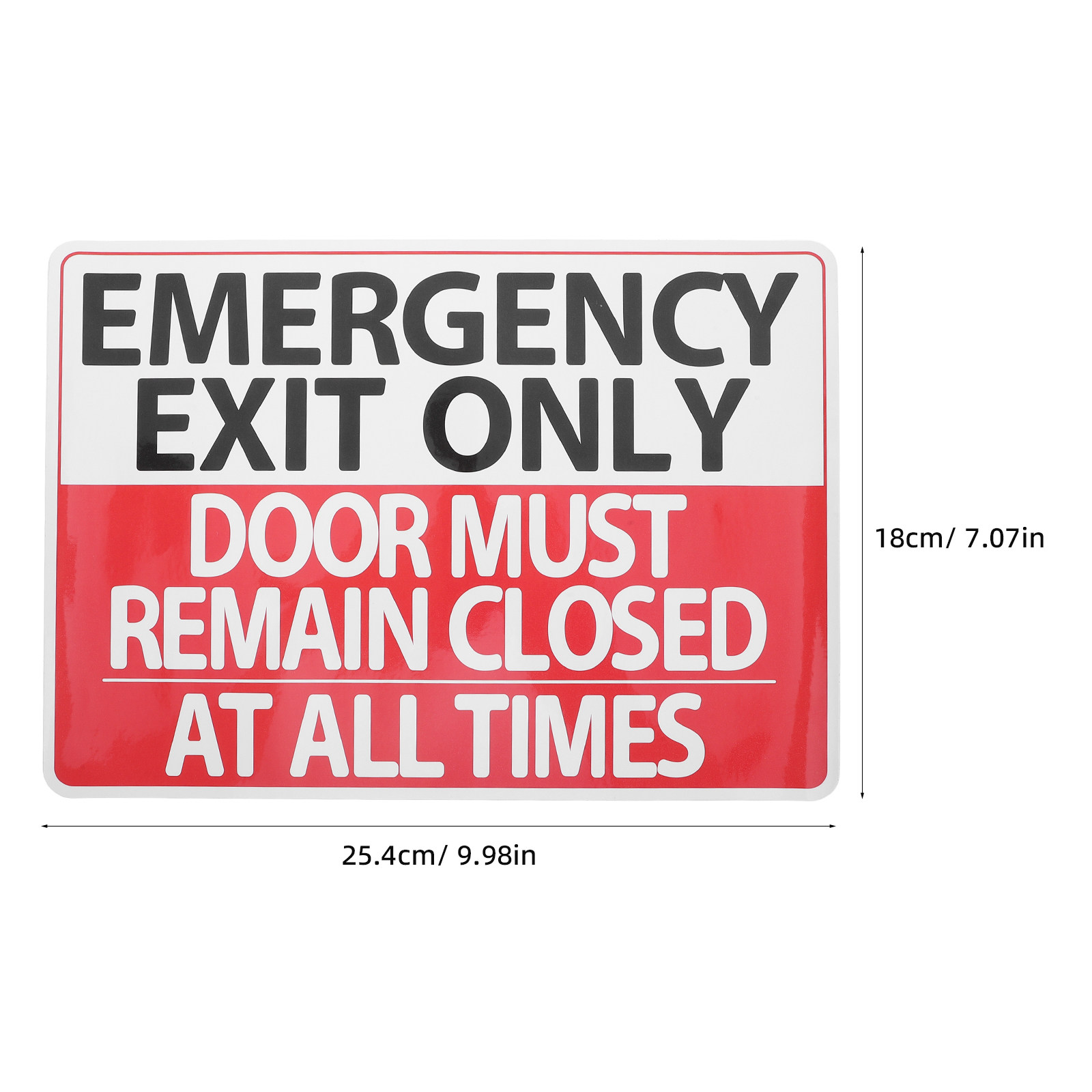 4 stuks nooduitgangsstickers m - Emergency Exit Sign recensie en prijs