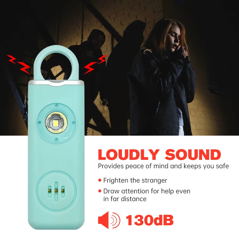 130dB Oplaadbare Persoonlijke  - Personal Alarm Keychain recensie en prijs